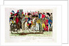 The People of Paris Acclaiming Napoleon on his Return from Elba in 1815 by French School