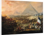 Battle of Pyramids, 21 July 1798 by Francois Louis Joseph Watteau