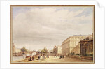 Le Quai d'Orsay, 1839 by Francois Etienne Villeret