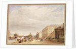 Le Quai d'Orsay, 1839 by Francois Etienne Villeret