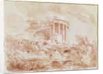 Temple of the Sybil at Tivoli by Jean-Honore Fragonard