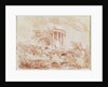 Temple of the Sybil at Tivoli by Jean-Honore Fragonard