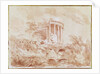 Temple of the Sybil at Tivoli by Jean-Honore Fragonard