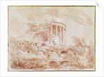 Temple of the Sybil at Tivoli by Jean-Honore Fragonard