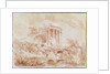 Temple of the Sybil at Tivoli by Jean-Honore Fragonard
