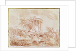 Temple of the Sybil at Tivoli by Jean-Honore Fragonard