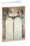 Declaration of the Rights of Man, 10th August, 1793 by French School
