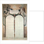 Declaration of the Rights of Man, 10th August, 1793 by French School