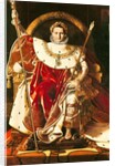 Napoleon I on the Imperial Throne, 1806 by Jean Auguste Dominique Ingres