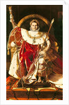 Napoleon I on the Imperial Throne, 1806 by Jean Auguste Dominique Ingres