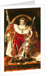 Napoleon I on the Imperial Throne, 1806 by Jean Auguste Dominique Ingres