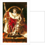 Napoleon I on the Imperial Throne, 1806 by Jean Auguste Dominique Ingres