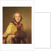 Portrait of Louis-Henriette de Bourbon-Conti, with muffler by Jean-Marc Nattier
