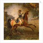 The Battle of Marengo, detail of Napoleon Bonaparte and his Major, 1801 by Louis Lejeune