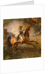 The Battle of Marengo, detail of Napoleon Bonaparte and his Major, 1801 by Louis Lejeune
