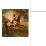 The Battle of Marengo, detail of Napoleon Bonaparte and his Major, 1801 by Louis Lejeune