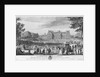 Walking in the Luxembourg gardens, 1729 by Jacques Rigaud