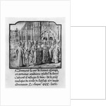 T.2 fol.311v Marriage of Charles VI King of France and Isabella of Bavaria at Amiens by French School