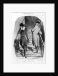 A tenant who owes three terms, plate 20 from the series 'Tenants and owners', by Honore Daumier