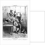 The headache by Honore Daumier