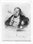 A true smoker by Honore Daumier