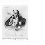 A true smoker by Honore Daumier