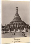 The Shwedagon Pagoda at Rangoon, Burma, c.1860 by English Photographer