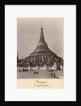 The Shwedagon Pagoda at Rangoon, Burma, c.1860 by English Photographer