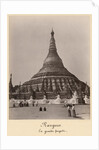 The Shwedagon Pagoda at Rangoon, Burma, c.1860 by English Photographer