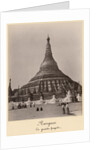 The Shwedagon Pagoda at Rangoon, Burma, c.1860 by English Photographer