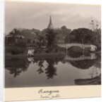 Island pavilion in the Cantanement Garden, Rangoon, Burma, late 19th century by Philip Adolphe Klier