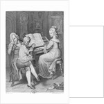 Illustration from 'The Sorrows of Werther' by Johann Wolfgang Goethe engraved by Xaver Steifensand by Hans Bendel