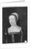 Portrait presumed to be Francoise d'Orleans Rothelin, Princess of Conde, 1550 oil on panel) by Francois Clouet