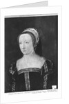 Portrait presumed to be Francoise d'Orleans Rothelin, Princess of Conde, 1550 oil on panel) by Francois Clouet