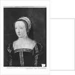 Portrait presumed to be Francoise d'Orleans Rothelin, Princess of Conde, 1550 oil on panel) by Francois Clouet