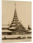 The Myei-nan or Main Audience Hall in the palace of Mandalay, Burma, late 19th century by Anonymous