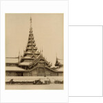 The Myei-nan or Main Audience Hall in the palace of Mandalay, Burma, late 19th century by Anonymous