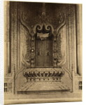 The The-ha-thana or the Lions' throne in the Myei-nan or Main Audience Hall in the palace of Mandalay, Burma, late 19th century by Felice Beato