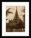 Temple in Mandalay, Burma, late 19th century by Anonymous