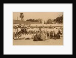 Devotions at the Arakan Pagoda, Mandalay, Burma, late 19th century by Felice Beato
