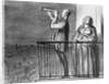 eries 'Actualites', the comet, Parisiens incredule by Honore Daumier