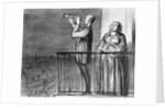eries 'Actualites', the comet, Parisiens incredule by Honore Daumier