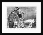 eries 'La Comete de 1857', The German astronomer releasing a famous duc by Honore Daumier