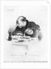 Series 'Galerie physionomique', Une lecture entrainante, An absorbing subject by Honore Daumier