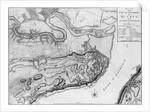 Ms A 224 f.8 Map of the city and environs of Quebec with its siege and blockade by the Americans by English School