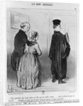 Series 'Les Bons Bourgeois', Isn't it marvellous to have a son who is a lawyer by Honore Daumier