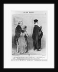Series 'Les Bons Bourgeois', Isn't it marvellous to have a son who is a lawyer by Honore Daumier