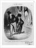 Series 'Les Bons Bourgeois', Come along, I am telling you the scarf you have at home is much more beautiful by Honore Daumier