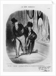Series 'Les Bons Bourgeois', Come along, I am telling you the scarf you have at home is much more beautiful by Honore Daumier