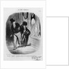 Series 'Les Bons Bourgeois', Come along, I am telling you the scarf you have at home is much more beautiful by Honore Daumier